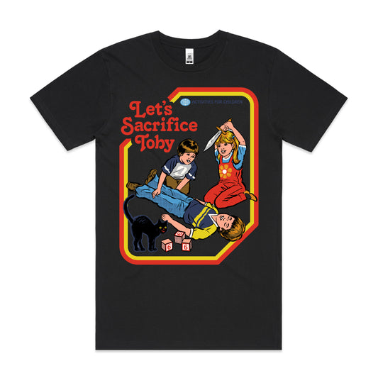 Let's Sacrifice Toby T-shirt Funny Cartoon Tee