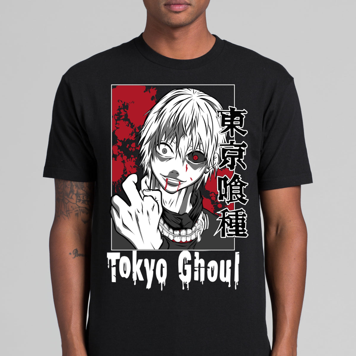 Tokyo Ghoul Ken Kaneki V3 T-Shirt Japanese Anime Tee