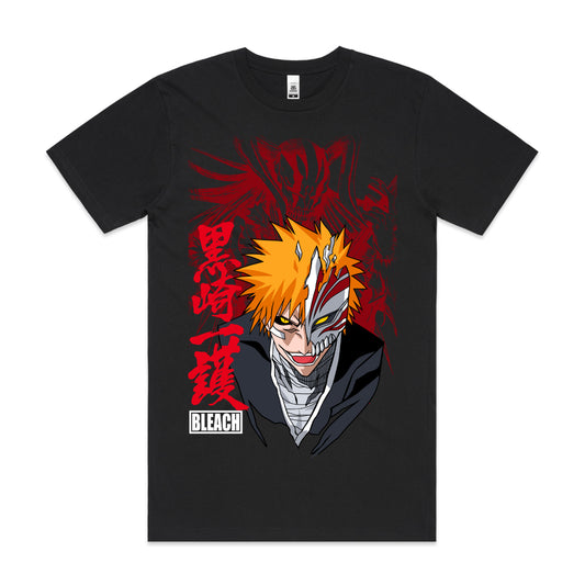 Bleach Ichigo Kurosaki V8 T-shirt Japanese Anime Tee