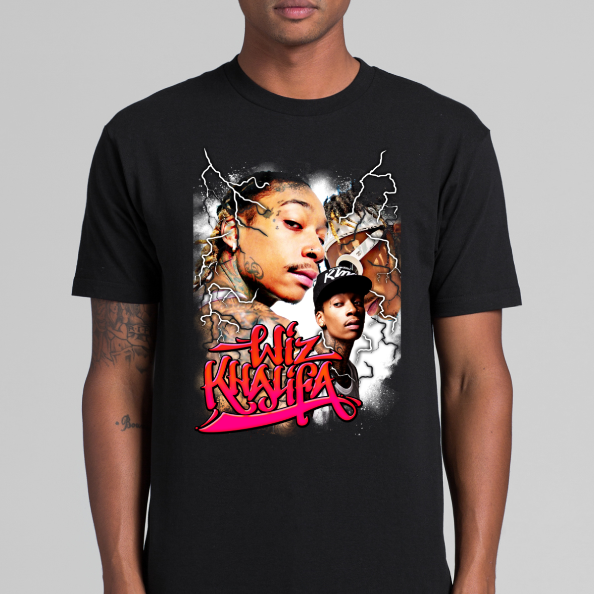 Wiz Khalifa V6 T-Shirt Rapper Family Fan Music Hip Hop Culture