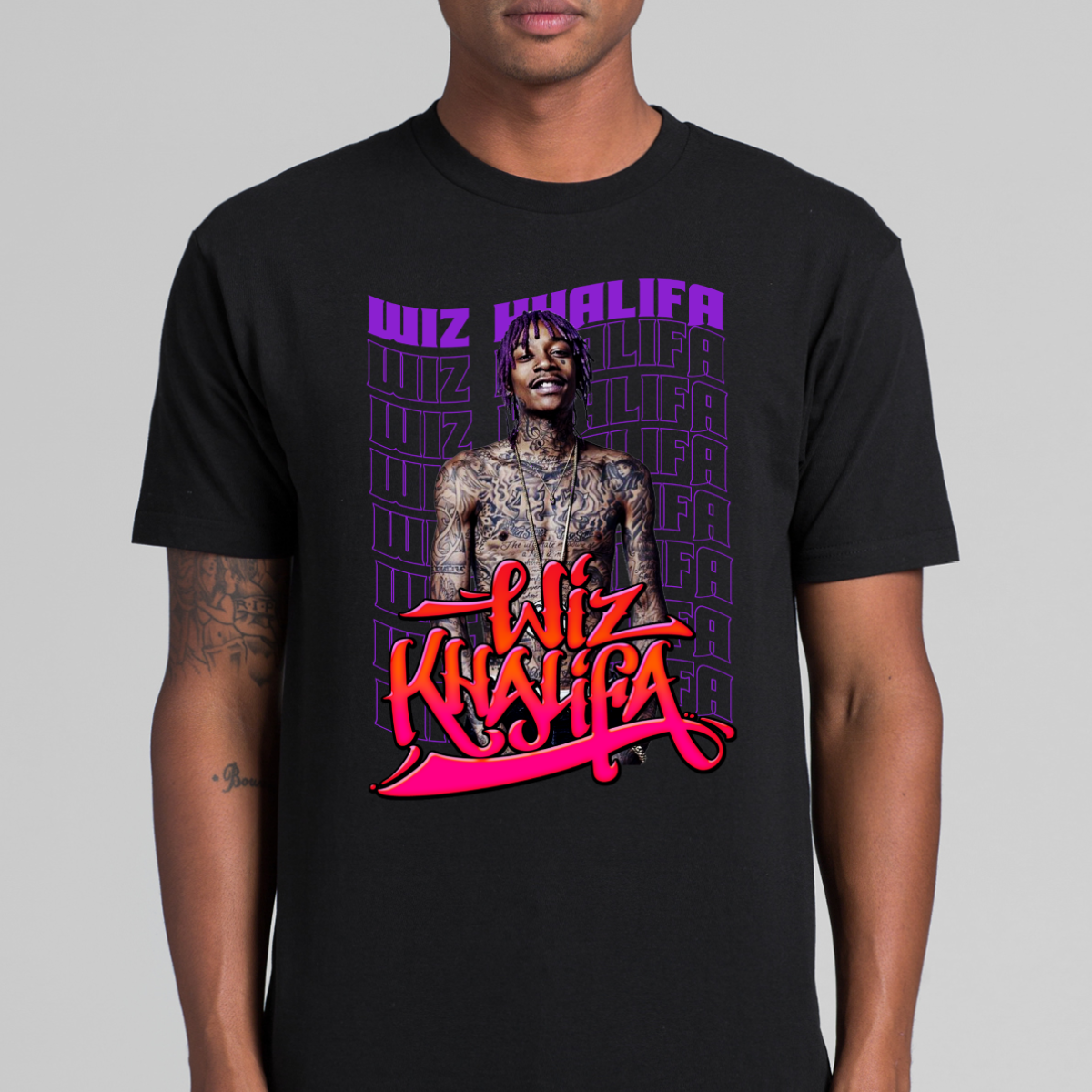 Wiz Khalifa V7 T-Shirt Rapper Family Fan Music Hip Hop Culture
