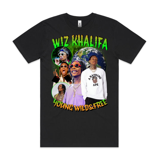 Wiz Khalifa V4 T-Shirt Rapper Family Fan Music Hip Hop Culture