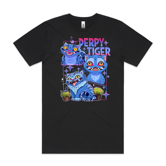 K-pop Demon Hunters Derpy Tiger V3 T-shirt Animation Movie Tee