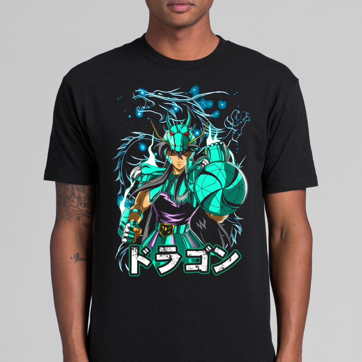 Saint Seiya Dragon Shiryū V2 T-shirt Japanese Anime Tee