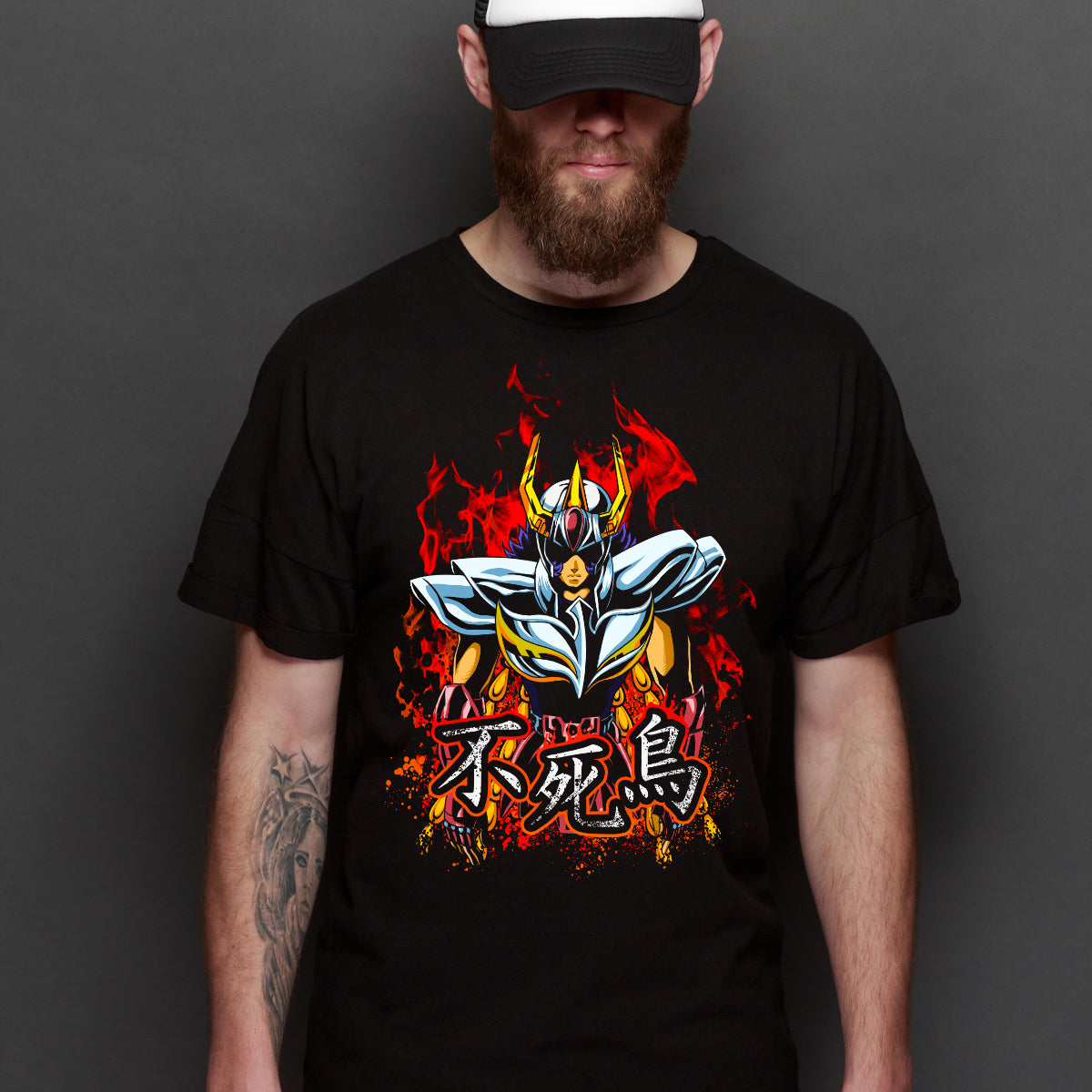 Saint Seiya Phoenix Ikki T-Shirt Japanese Anime Tee