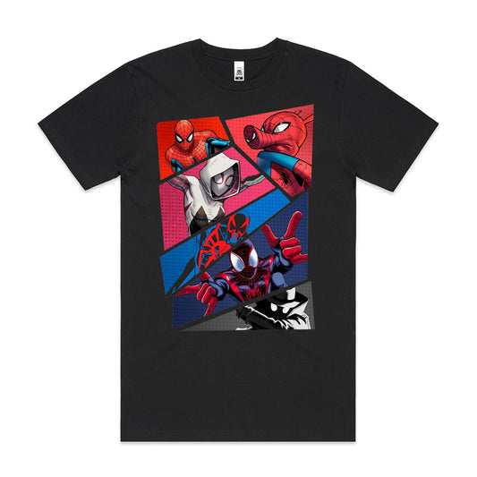 Spiderman Into the Spider-Verse T-Shirt Carton Tee