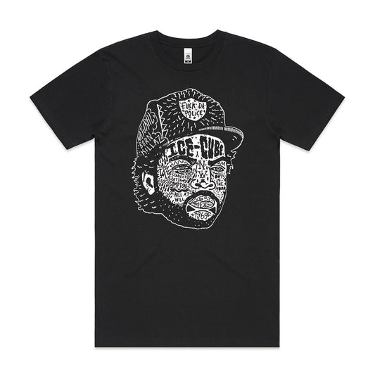 Ice Cube F The Police T-Shirt Rapper Family Fan Music Hip Hop Culture
