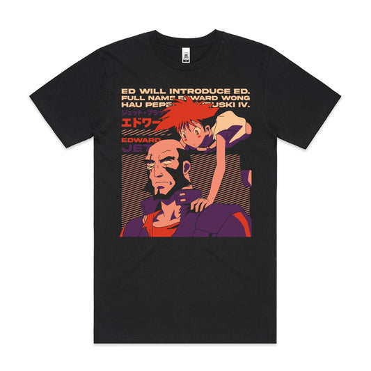 Cowboy Bebop Edward & Jet T-Shirt Japanese Anime Tee