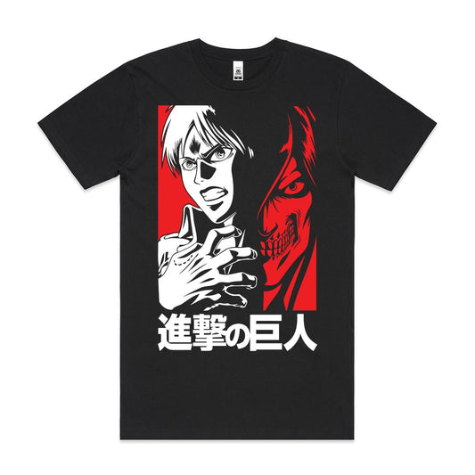 Attack on Titan Eren Jaeger T-Shirt Japanese Anime Tee