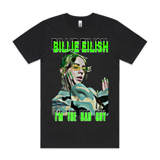 Billie Eilish The Bad Guy T-Shirt Artist Family Fan Music Pop Culture
