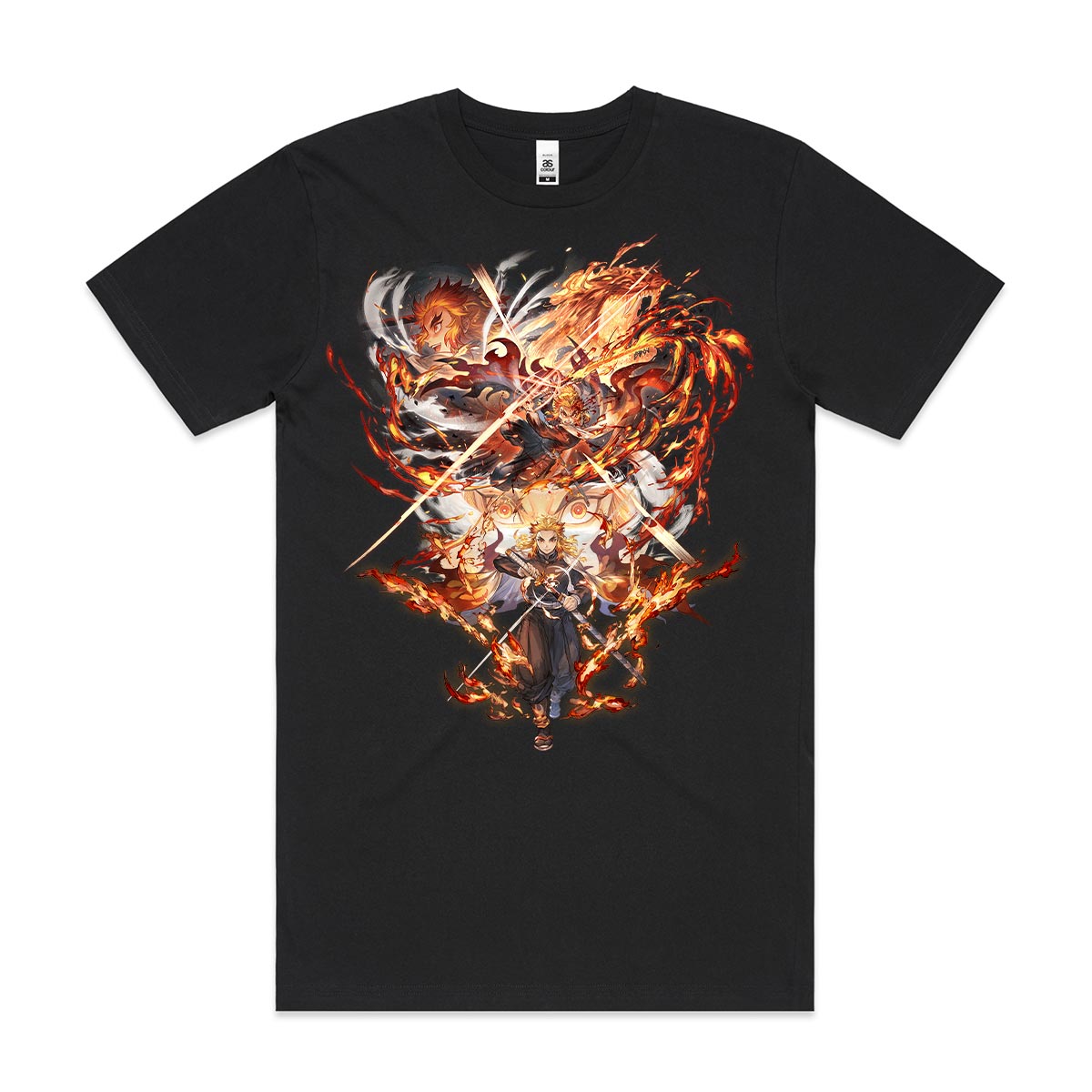 Demon Slayer Kyojuro Rengoku Ver3 T-Shirt Japanese Anime Tee