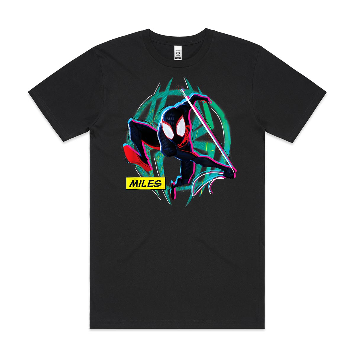 Spiderman Into the Spider-Verse Shameik Moore T-Shirt Carton Tee