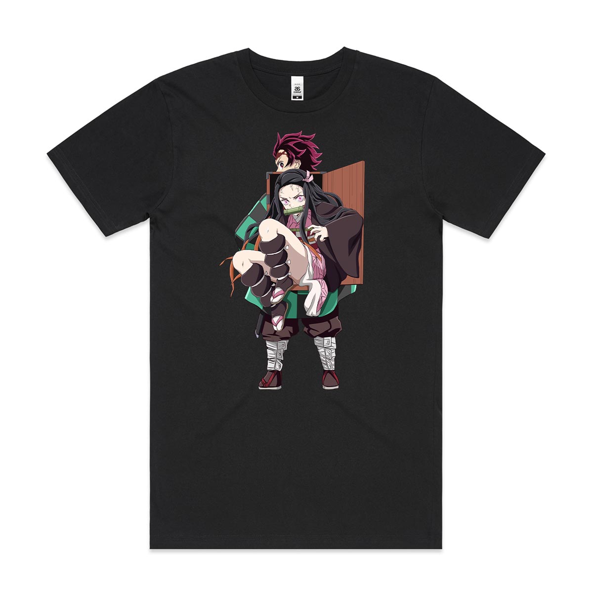 Demon Slayer Tanjiro Nezuko Ver2 T-Shirt Japanese Anime Tee