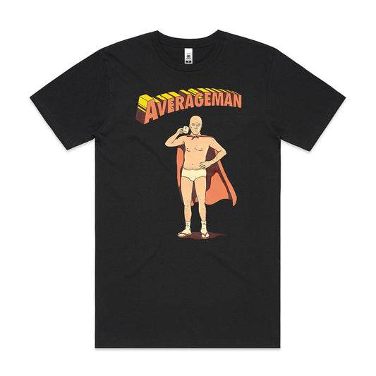 Averageman T-Shirt Funny Carton Tee