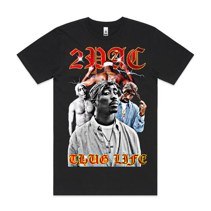 2 PAC Tupac Shakur 02 T-Shirt Rapper Family Fan Music Hip Hop Culture