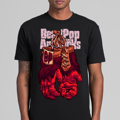 Bear Pop Boxing T-shirt Funny Spoof Tee