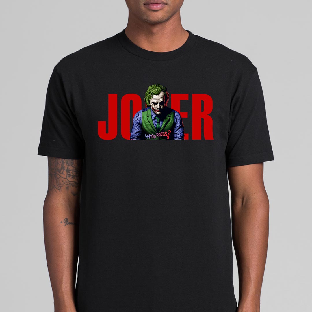 Batman Joker Why So Serious T-Shirt Joker Tee