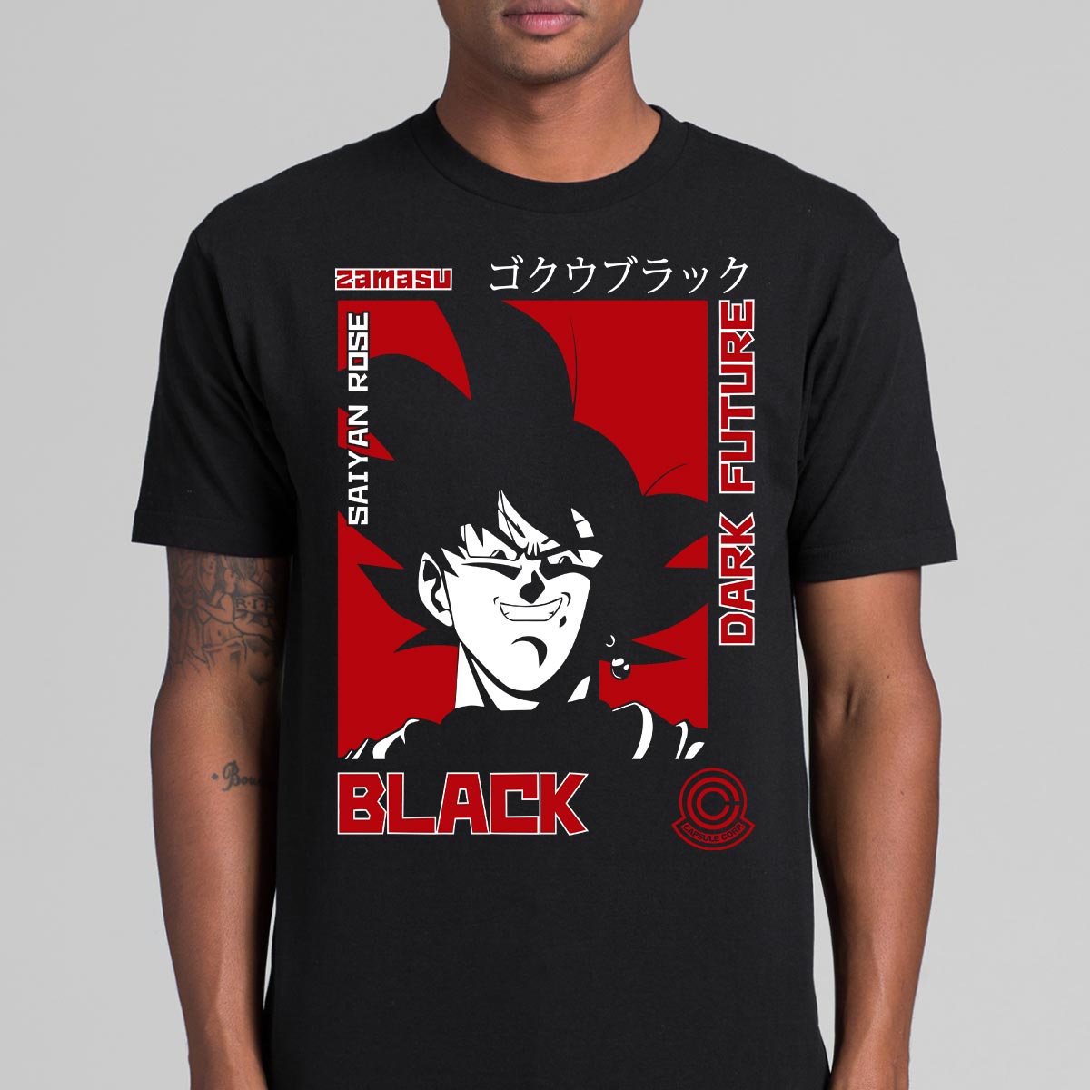 Dragonball Z Black Goku T-Shirt Japanese Anime